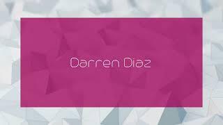 Darren Diaz - appearance