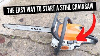 How To Start A Stihl Chainsaw The Easy Way