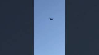 CH-47 flying over my town