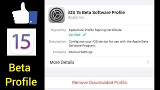 How to Remove IOS 15 Beta & uninstall IOS 15 Beta Profile on iphone