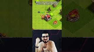 وقتی برابار اول از ابیلیتی کینگ استفاده میکنی #کلش #کلش_اف_کلنز #clash #clashofclans #games #shorts