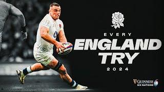 EVERY TRY | ENGLAND 󠁧󠁢󠁥󠁮󠁧󠁿 | 2024 GUINNESS MEN'S SIX NATIONS