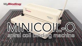 MiniCoil-O Spiral Coil Punch Machine - Oval Hole | Mybinding.com