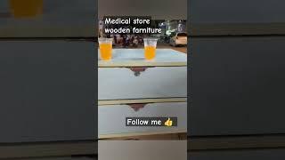 Medical store wooden farniture #videos #woodwark #woodwarking