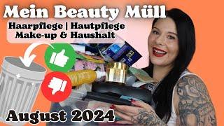 Das habe ich AUFGEBRAUCHT ️️ im August 2024 | Hautpflege | Haarpflege | Make-up & Haushalt