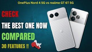 OnePlus Nord 4 5G vs realme GT 6T 5G Full Comparison | Best Phone under 30K | Tech Phoenix