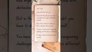 to my dear friend #motivation  #journal  #daily  #art