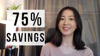 HOW I SAVE 75% OF MY INCOME | Breakdown of Expenses & Savings | 3 Money Saving Tips