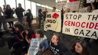 Demonstrators protest in Tel Aviv as US Senate to vote on blocking arms sales to Israel | NTV Global