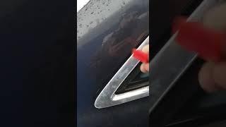 2004-2009 Audi A8 S8 rear quarter pannel window trim removal.