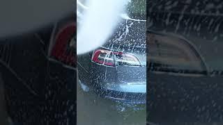 Why Tesla has a car wash mode #shorts
