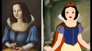 ️Disney Princesses as Renaissance Painting Style‍️