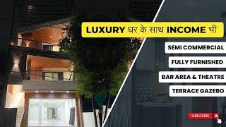 VN101 | Semi Commercial 3 BHK Ultra Luxury Fully Furnished Villa with Modern Architectural For Sell