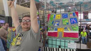 Inspiring Indiana | Airport exhibit features artists with disabilities