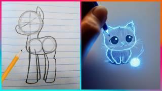 Easy and Fun ANIMAL DRAWING Hacks That Work Extremely Well