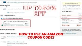 How to Use an Amazon Coupon Code? ( 2024 Tutorial Video )