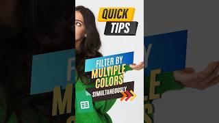  How To Quickly Filter By Color In Google Sheets | #shorts