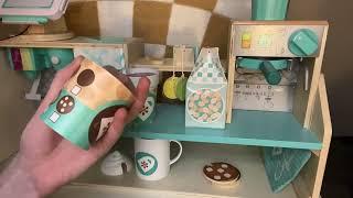 asmr | melissa & doug wooden cafe barista coffee shop 