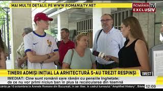 Haos la admiterea la Arhitectura. Tinerii admisi initial s-au trezit respinsi