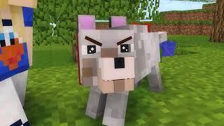 CrazyDek! Wolf Life 1 3    Minecraft animation