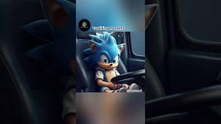 Sonic's Driving Test ️ (Ai Adaptation) #sonic#mario#memes Original sound: @NutshellAnimations