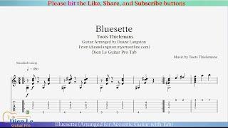 Bluesette (Arranged for Acoustic Guitar with Tab)