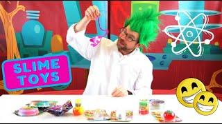 Science Experiments for kids Slime Toys with Dr. Shnitzel's Wacky Science