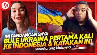 Wow‼️ Bule Ukraina Pertama Kali Ke Indonesia dan Ini Tanggapannya  Reaction