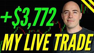 How to Enter a Trade Start to Finish **$3,772 on US30**