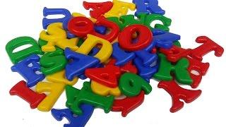 Magnetic Letters | Magnetic Numbers 12345678910 ABCD Puzzle 12345 Song  | Daknik Cutie TV