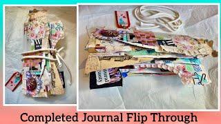 IDEAS and INSPIRATION ~ Glue Book & Creative Junk Journal ~ Flip Through