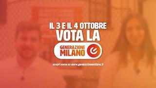 Il 3 e 4 ottobre vota la Generazione Milano