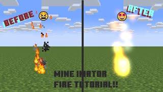 How to make realistic fire in Mine imator, in less than 2 min(Minecraft Tutorial)