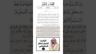 الآية(164) من سورة البقرة//القارئ الشيخ ماهر المعيقلي