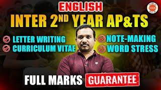 AP & TS Inter 2nd Year English | IPE 2025 | Inter Exams 2025 | Inter English | Laxman Sir