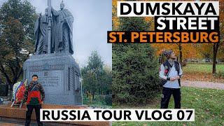 Nightlife of St Petersburg City | Famous Dumskaya Street For NightClubs | Russia Punjabi Travel Vlog