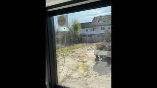 Ecovacs Winbot is running often with those big windows #diy #house #home #building #windows #dry