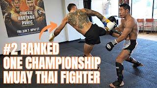 Sparring #2 Ranked ONE Championship Muay Thai Fighter