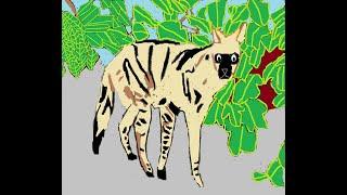 Aardwolf of the plains of Egypt from Periwinkle and friends animal stories for kids