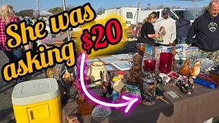 I Gave This Flea Market Vendor More Than She Was Asking!