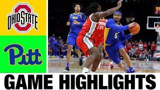 Ohio State vs Pittsburgh Highlights | NCAA Men's Basketball | 2024 College Basketball