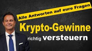 Achtung Steuern! Was jetzt jeder Krypto-Anleger wissen muss / Livetalk mit Rolf Müller