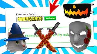 ALL *7* NEW ROBLOX PROMO CODES ON ROBLOX 2020! Roblox Promo Codes (November)