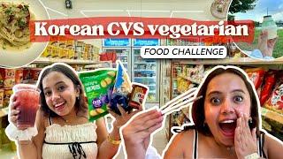 I ate CVS vegetarian food in Korea