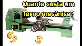 #tornomecânico #quantocusta Quanto custa um torno mecânico? novo ou usado? torno bv20l.