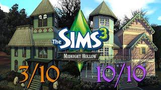 Judging and Rating Every EA Build in the Sims 3 Midnight Hollow