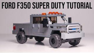 LEGO Ford F-350 Super Duty Build Tutorial!