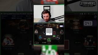 Слишком слабая рука для победы в покере. У соперника! #poker #shorts