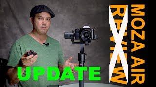 Update - Gudsen Moza Air 3 axis Gimbal tech support answered and how to calibrate.