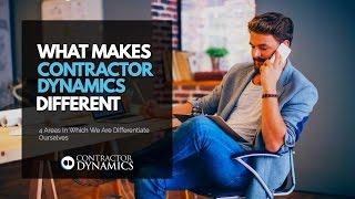 What makes Contractor Dynamics different